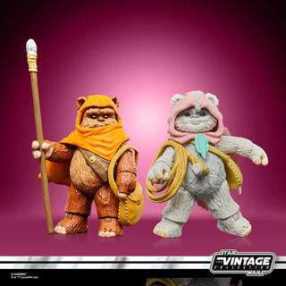 Hasbro Star Wars The Vintage Collection, Wicket e Kneesaa