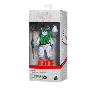 STAR WARS The Black Series Ewok (Holiday Edition) Figure