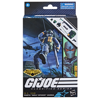 G.I. Joe Classified Series Night Force Parth "Wolf Spider" Varma