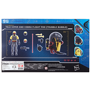 G.I. Joe Classified Series Python Patrol Tele-Viper & Cobra Flight Pod (Trubble Bubble)