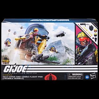 G.I. Joe Classified Series Python Patrol Tele-Viper & Cobra Flight Pod (Trubble Bubble)