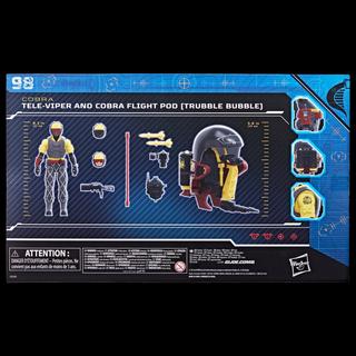 G.I. Joe Classified Series Python Patrol Tele-Viper & Cobra Flight Pod (Trubble Bubble)