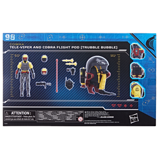 G.I. Joe Classified Series Python Patrol Tele-Viper & Cobra Flight Pod (Trubble Bubble)