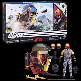 G.I. Joe Classified Series Python Patrol Tele-Viper & Cobra Flight Pod (Trubble Bubble)