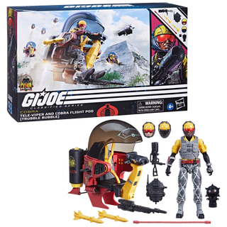 G.I. Joe Classified Series Python Patrol Tele-Viper & Cobra Flight Pod (Trubble Bubble)