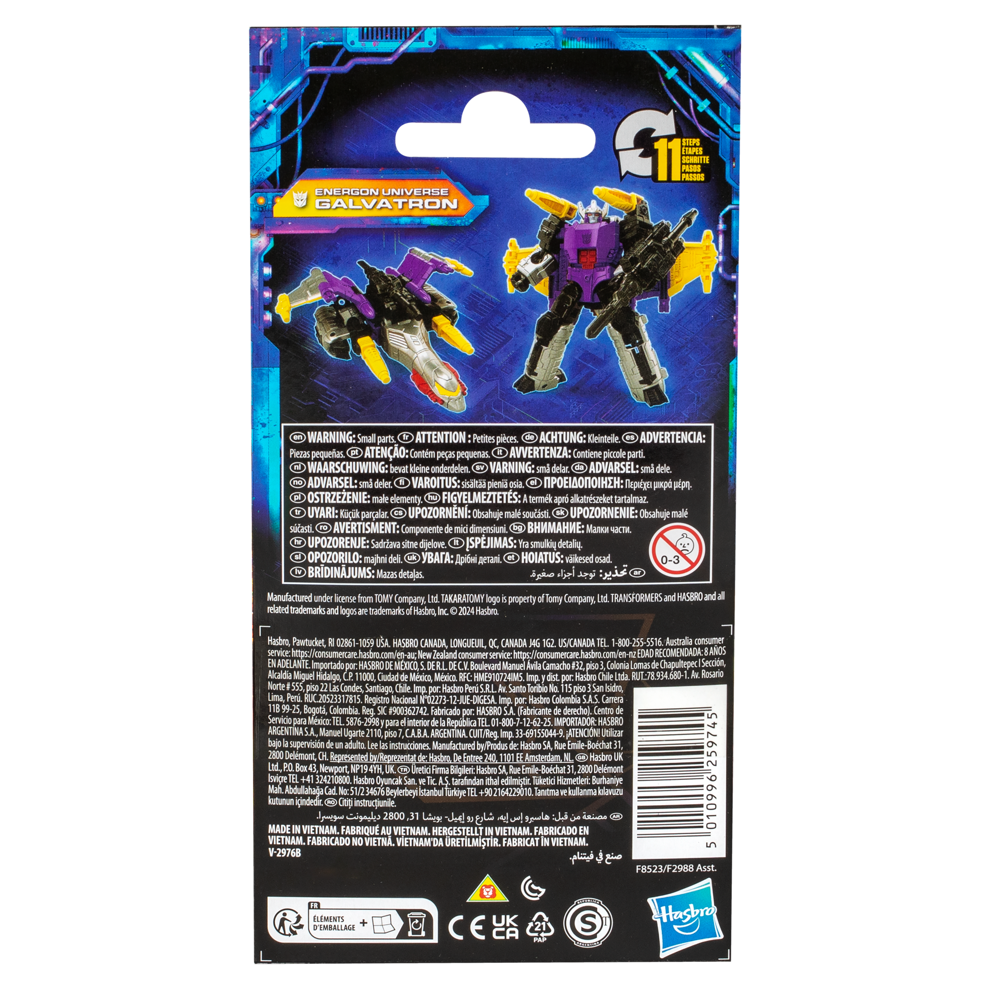 Transformers Legacy United Core Klasse Galvatron Action-Figur (8,9 Cm) – Verwandelbarer Roboter & Jet
