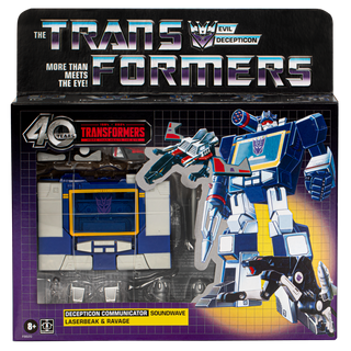 TransforTransformers Retro 40e anniversaire Soundwave, Laserbeak et Ravagemers Retro 40. Jubiläum Soundwave, Laserbeak & Ravage