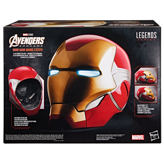 Marvel Legends Series Iron Man Premium Electronic Helmet - Hasbro Pulse