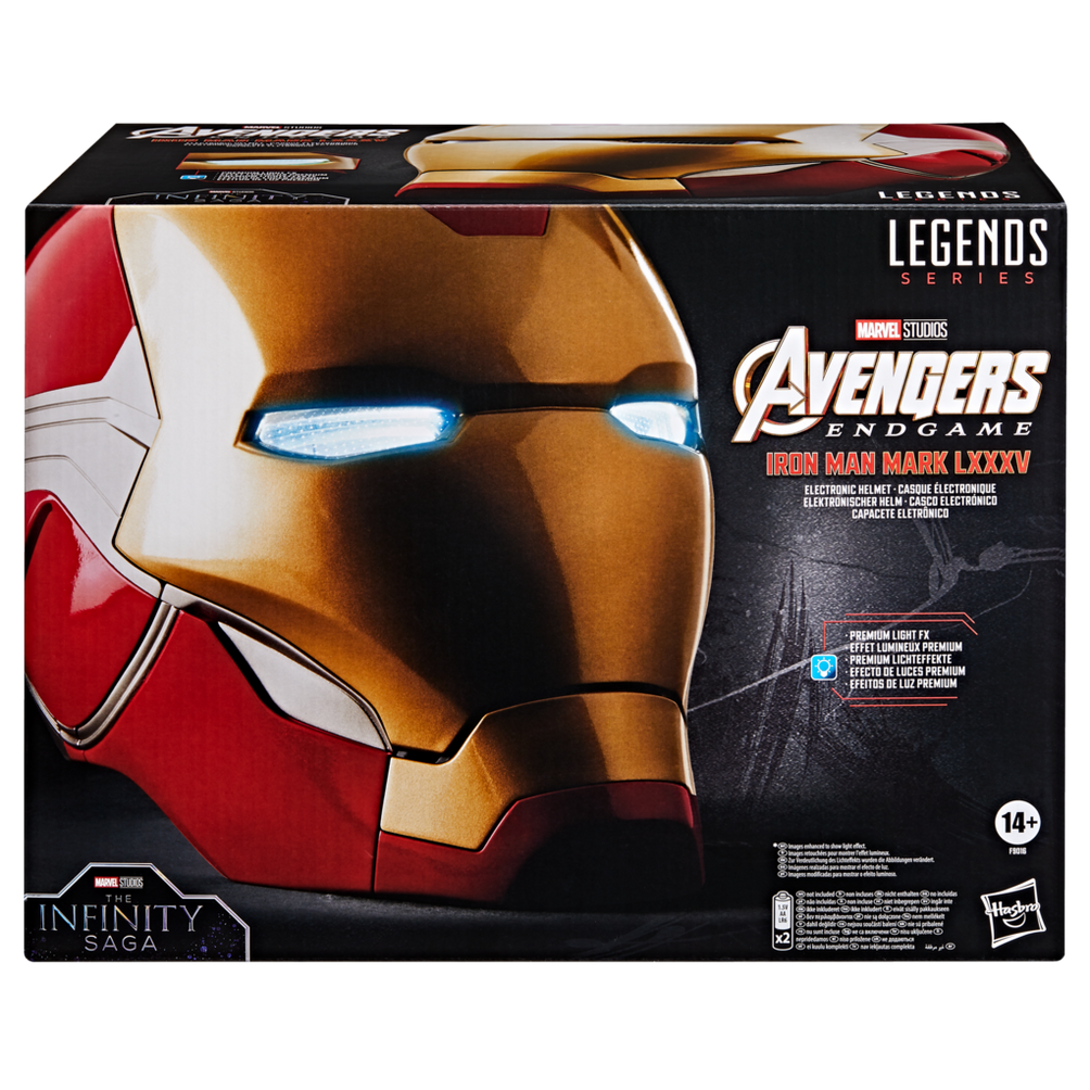 Marvel Legends Series Iron Man Premium Electronic Helmet - Hasbro Pulse