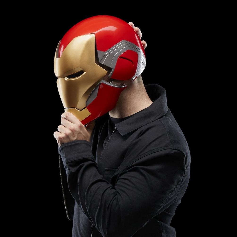Marvel Legends Series Casque ?�lectronique premium Iron Man - Hasbro Pulse