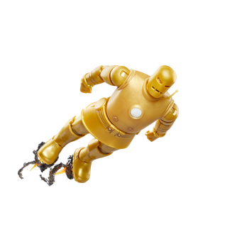 Marvel Legends Series Iron Man Model 01 Gold Hasbro Pulse
