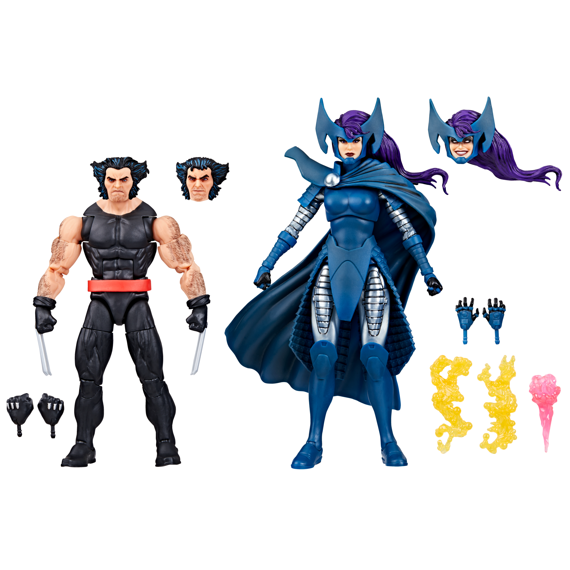 Marvel Legends Series Wolverine and Psylocke - Hasbro Pulse