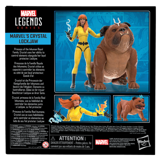 Marvel Legends Series - Marvel's Crystal y Lockjaw