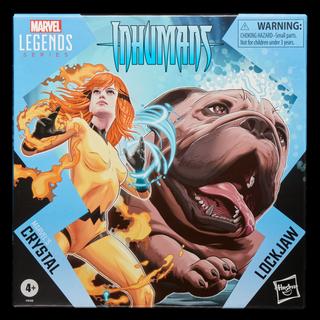 Marvel Legends Series Marvel's Crystal and Lockjaw