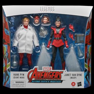 Marvel Legends Series Hank Pym (Giant-Man) & Janet Van Dyne (Wasp)
