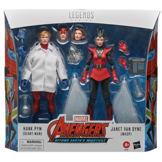Marvel Legends Series Hank Pym (Giant-Man) & Janet Van Dyne (Wasp)