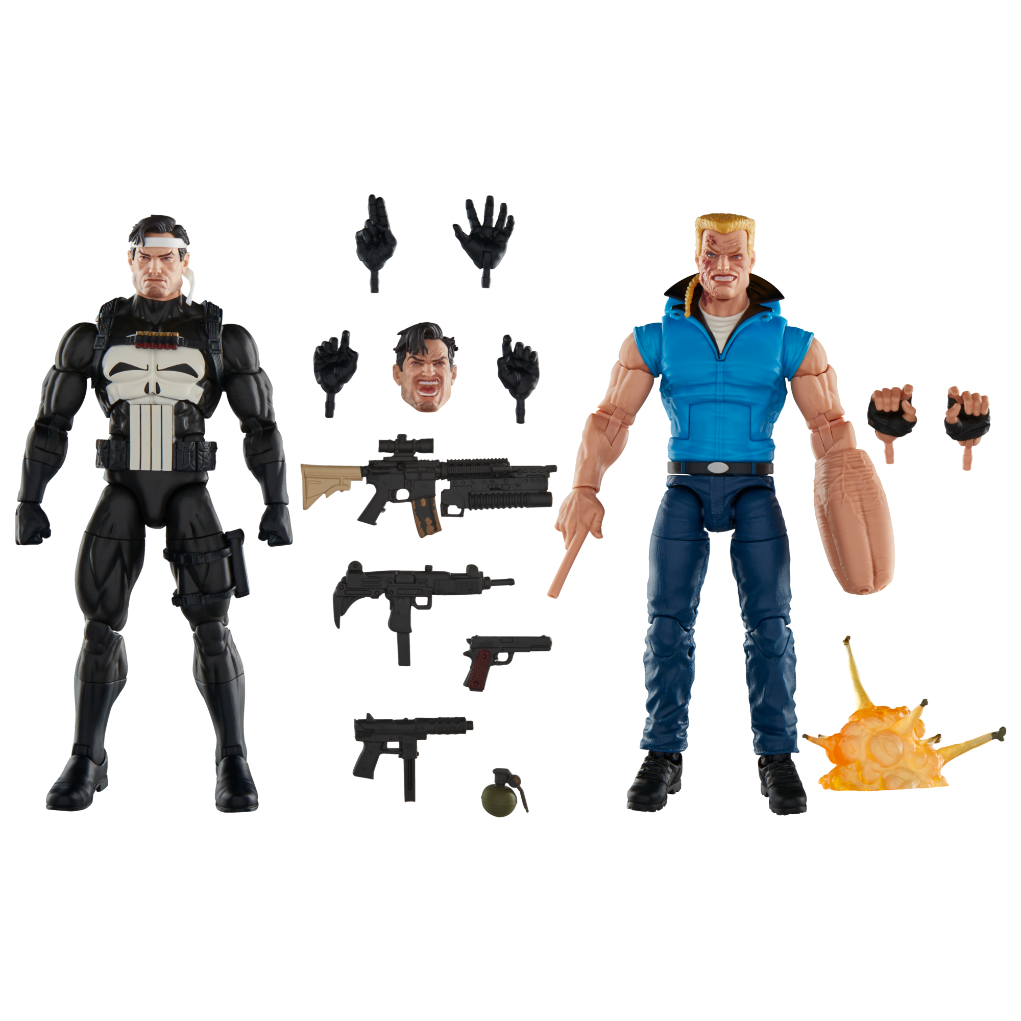 Marvel Legends Series Punisher and Bushwacker Hasbro Pulse