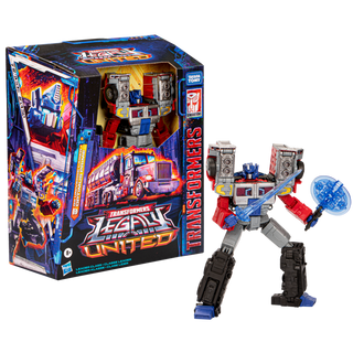 Transformers Legacy United, Leader Class, Figura de acción de G2 Universe Laser Optimus Prime