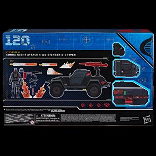 G.I. Joe Classified Series #120, Cobra Night Attack 4-WD Stinger & Driver