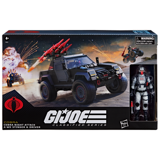 G.I. Joe Classified Series #120, Cobra Night Attack 4-WD Stinger & Driver