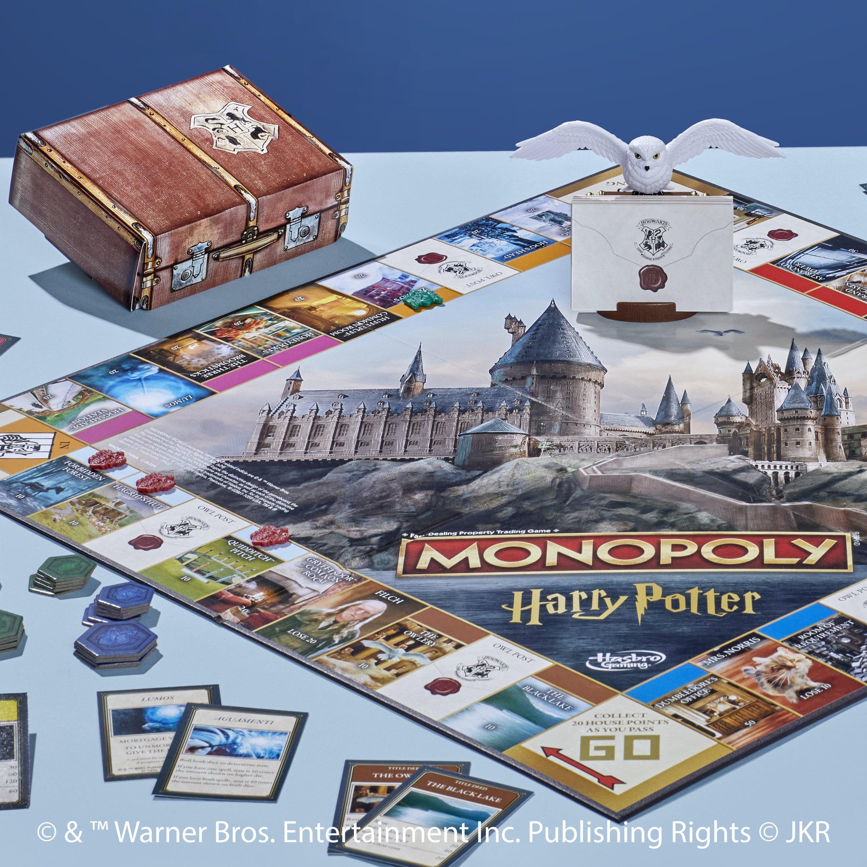 Bàn cờ và các thành phần Monopoly Harry Potter