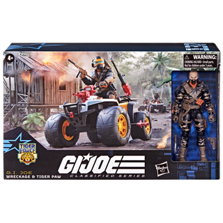 G.I. Joe Classified Series #137, Tiger Force Wreckage & Tiger Paw ATV