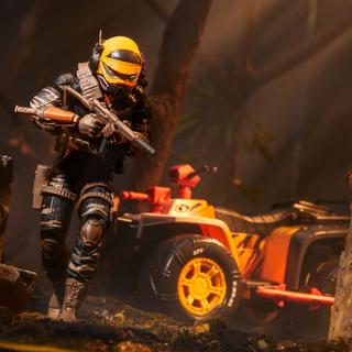 G.I. Joe Classified Series #137, Tiger Force Wreckage & Tiger Paw ATV