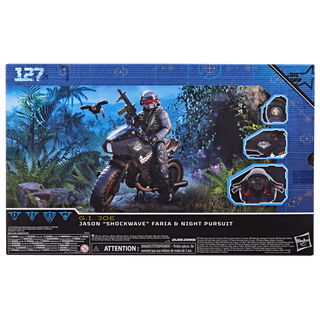 G.I. Joe Classified Series #127, Night Force Jason "Shockwave" Faria & Night Pursuit Cycle