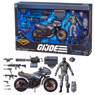 G.I. Joe Classified Series #127, Night Force Jason "Shockwave" Faria Figure & Night Pursuit Cycle