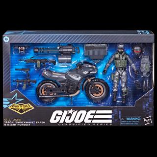 G.I. Joe Classified Series #127, Night Force Jason "Shockwave" Faria & Night Pursuit Cycle