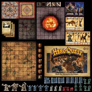 Avalon Hill Heroquest Against the Ogre Horde Quest Pack (German Version)