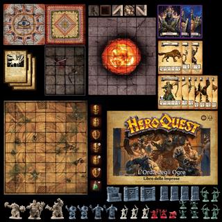 Avalon Hill Heroquest Against the Ogre Horde Quest Pack (Italian Version)