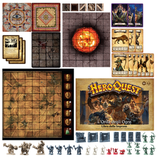 Avalon Hill Heroquest Against the Ogre Horde Quest Pack (Italian Version)