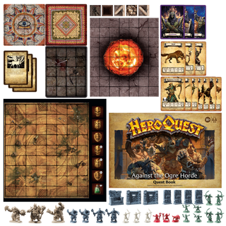 Avalon Hill Heroquest Against the Ogre Horde Quest Pack