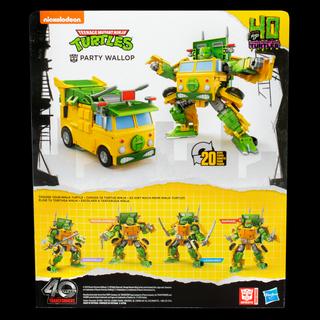 Transformers Collaborative Teenage Mutant Ninja Turtles x Transformers Party Wallop Figure