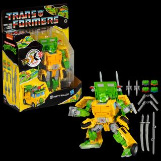 Transformers Collaborative Teenage Mutant Ninja Turtles x Transformers Party Wallop Figure