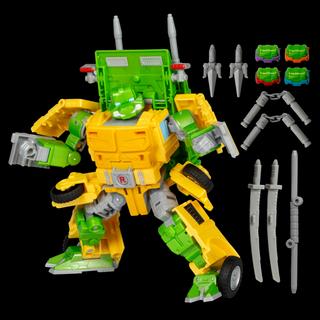 Transformers Collaborative Teenage Mutant Ninja Turtles x Transformers Party Wallop Figure