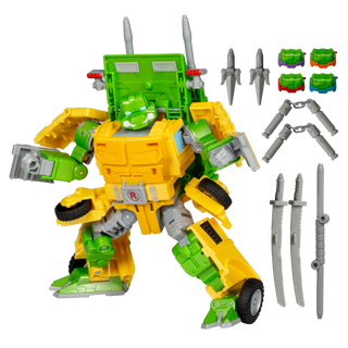 Transformers Collaborative Teenage Mutant Ninja Turtles x Transformers Party Wallop Figure