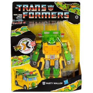 Transformers Collaborative Teenage Mutant Ninja Turtles x Transformers Party Wallop Figure