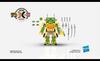 Transformers Collaborative Teenage Mutant Ninja Turtles x Transformers Party Wallop Figure
