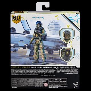 G.I. Joe Classified Series 60th Anniversary Action Pilot - HALO (High Altitude Low Opening) Jumper Figure