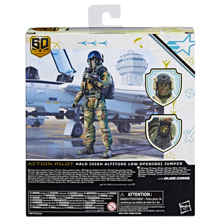 G.I. Joe Classified Series 60th Anniversary Action Pilot - HALO (High Altitude Low Opening) Jumper Figure