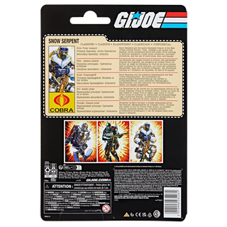 G.I. Joe Classified Series Retro Cardback Snow Serpent