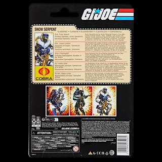 G.I. Joe Classified Series pack rétro sur blister Serpent des neiges