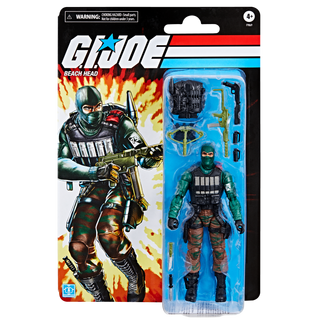 G.I. Joe Classified Series Retro Cardback Beach Head - Hasbro Pulse