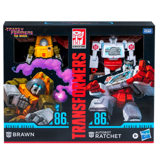 Transformers Studio Series Deluxe The Transformers: The Movie Brawn & Autobot Ratchet Pack