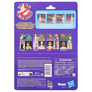 Ghostbusters Kenner Classics The Real Ghostbusters, coffret de figurine grand frisson Egon Spengler et fantôme Soar Throat