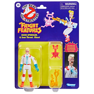 Ghostbusters Kenner Classics The Real Ghostbusters, coffret de figurine grand frisson Egon Spengler et fantôme Soar Throat