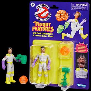 Ghostbusters Kenner Classics The Real Ghostbusters Winston Zeddemore & Scream Roller Ghost Figure