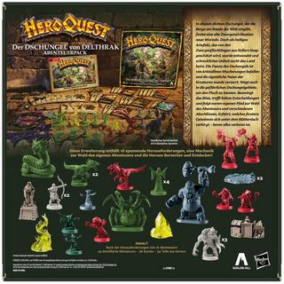 Avalon Hill HeroQuest Pack de Misión Las Junglas de Delthrak (Versión en alemán)